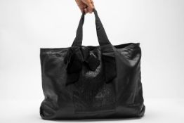 A LANVIN LEATHER TOTE BAG