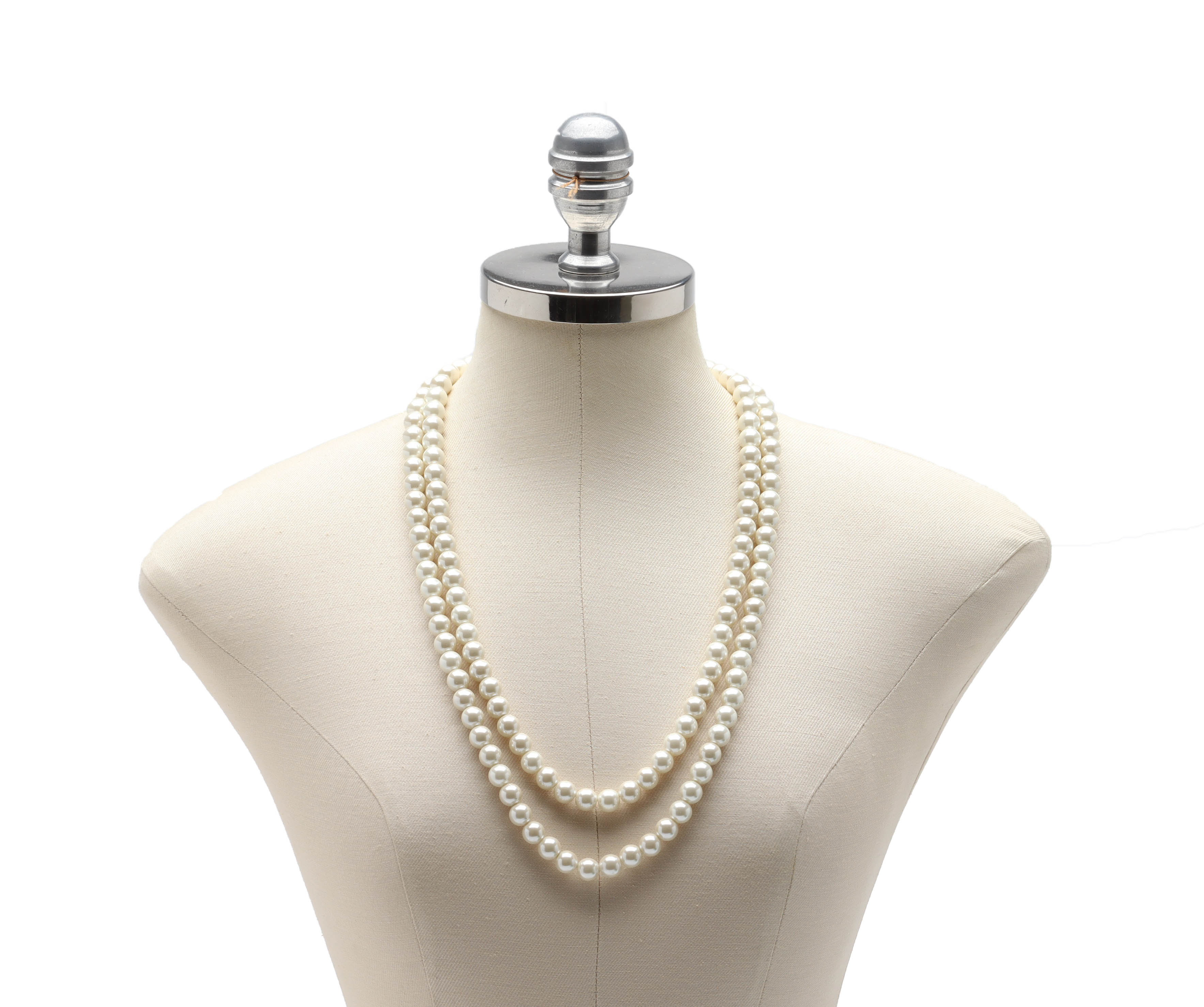 A BIMBA Y LOLA FAUX PEARL NECKLACE - Image 2 of 3