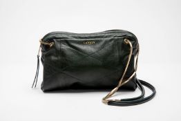 A LANVIN QUILTED LAMBSKIN HANDBAG