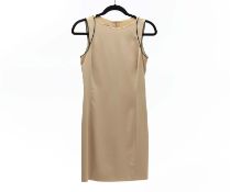 AN EMPORIO ARMANI HIGH NECKED MIDI DRESS