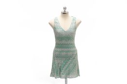 A MISSIONI KNIT V NECK DRESS