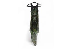 A HELMUT LANG JUNGLE PRINT DRESS