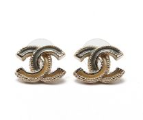 A PAIR OF CHANEL EARRINGS (2)