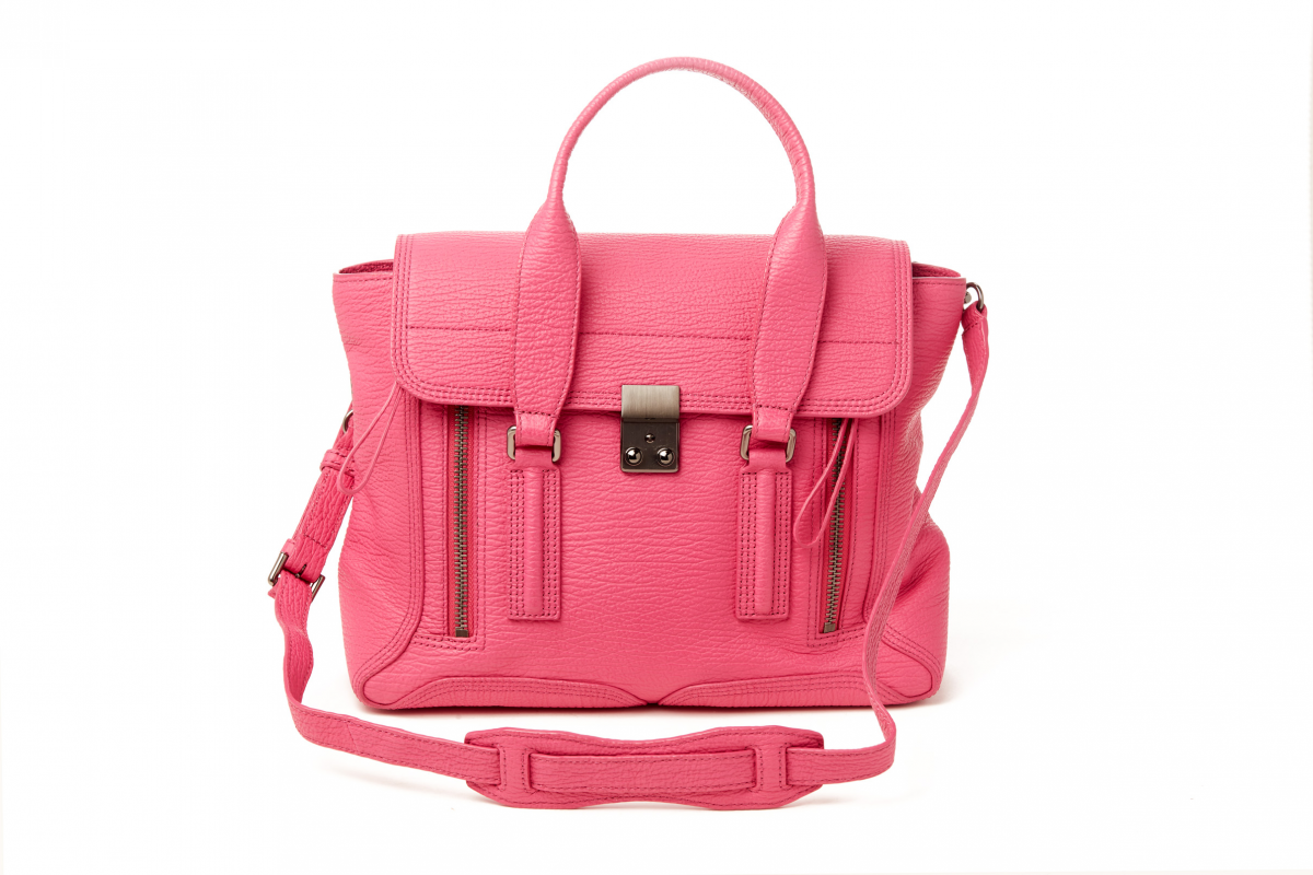 A PHILLIP LIM HOT PINK 3.1 MEDIUM PASHLI LEATHER HANDBAG - Image 2 of 2