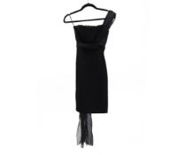 A PHILOSOPHY DI ALBERTA FERRETTI BLACK EVENING DRESS