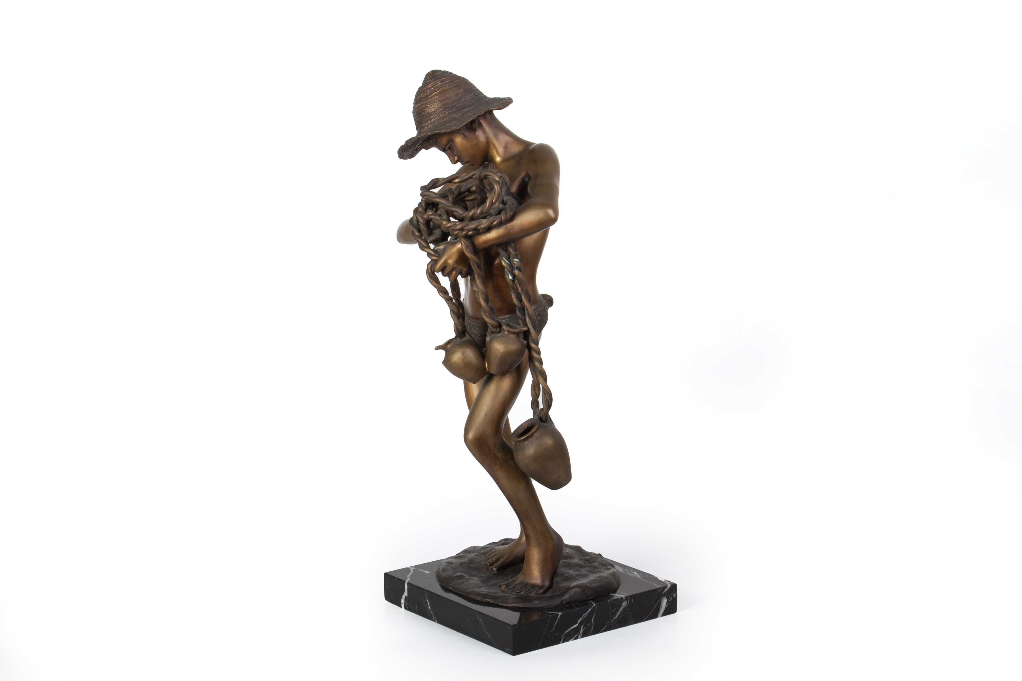 A BRONZE FIGURE AFTER ACHILLE D'ORSI (ITALIAN, 1845-1929) - Image 2 of 4