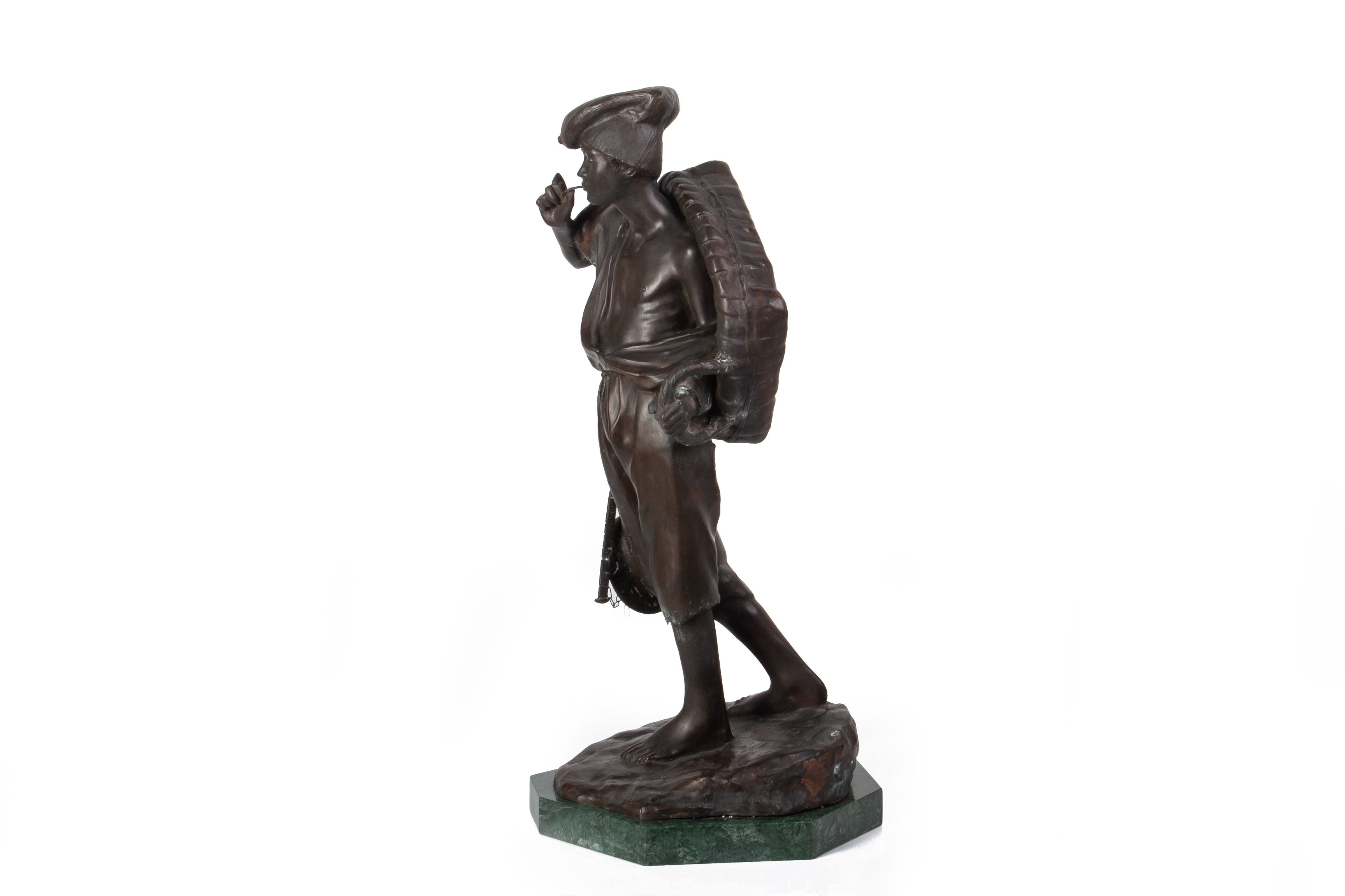 A BRONZE FIGURE AFTER ACHILLE D'ORSI (ITALIAN, 1845-1929) - Image 2 of 3