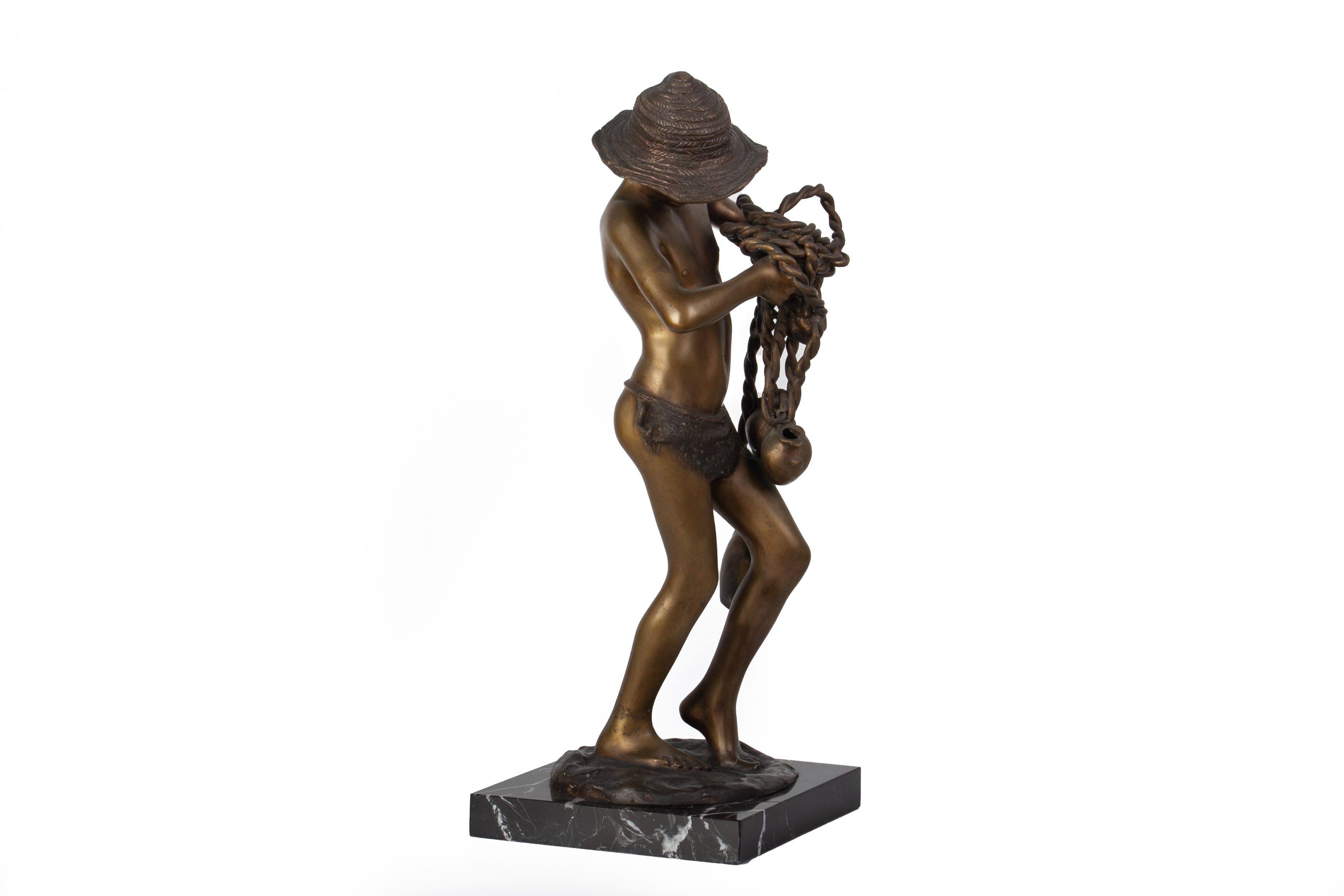 A BRONZE FIGURE AFTER ACHILLE D'ORSI (ITALIAN, 1845-1929) - Image 3 of 4