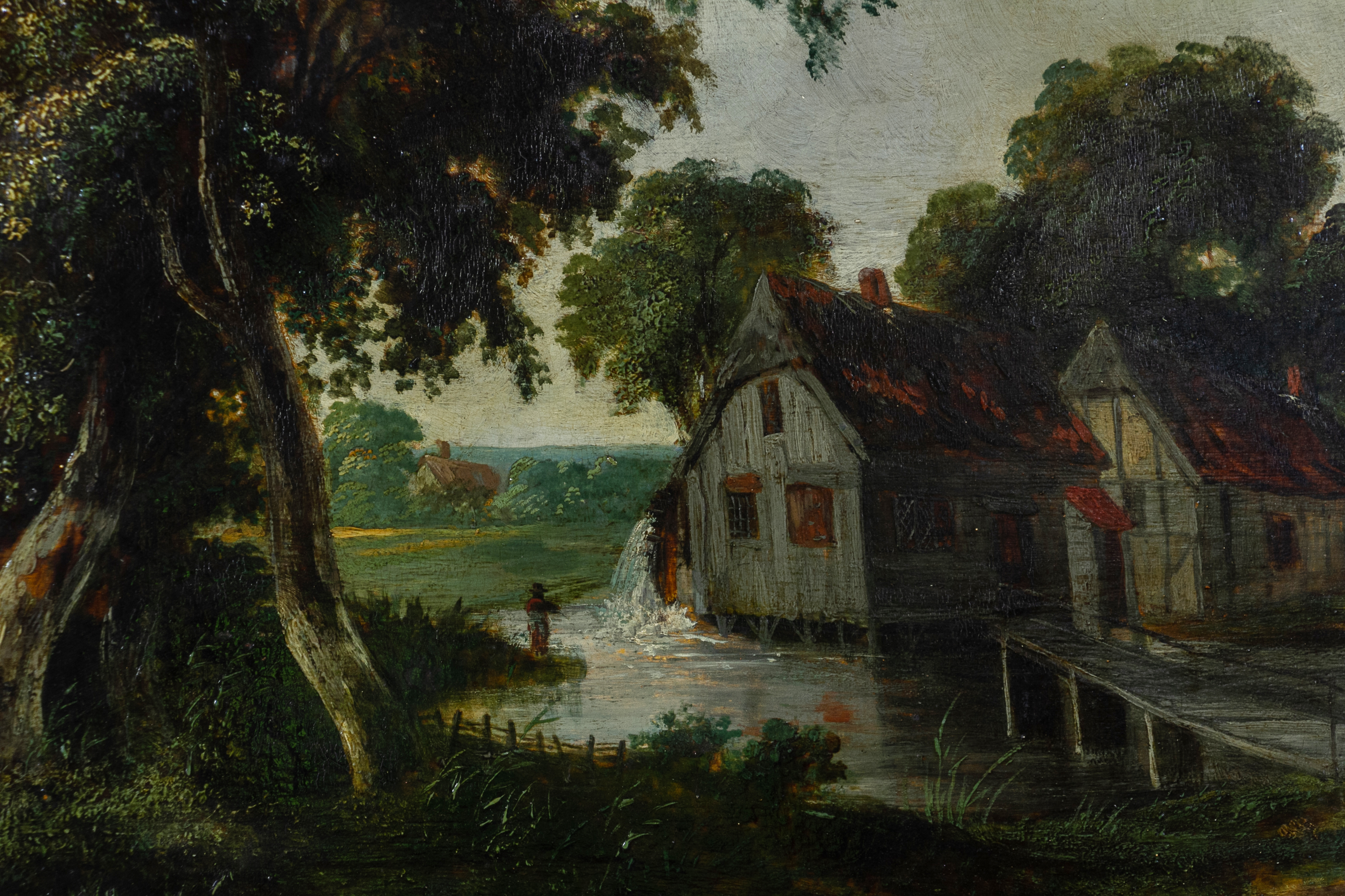 CONTINENTAL SCHOOL (19TH CENTURY) - THE WATERMILL - Image 3 of 4