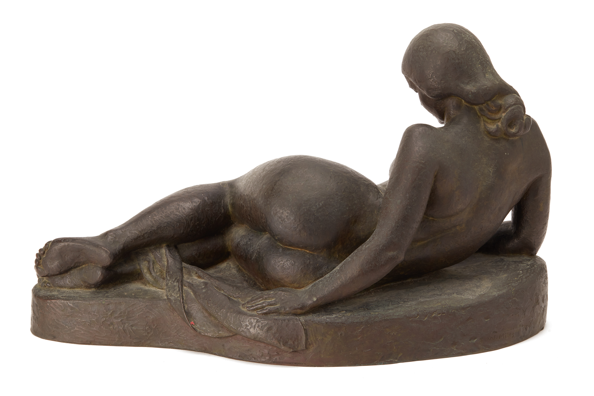 EMILY WINTHROP MILES (1893–1962) - RECLINING NUDE - Image 3 of 9