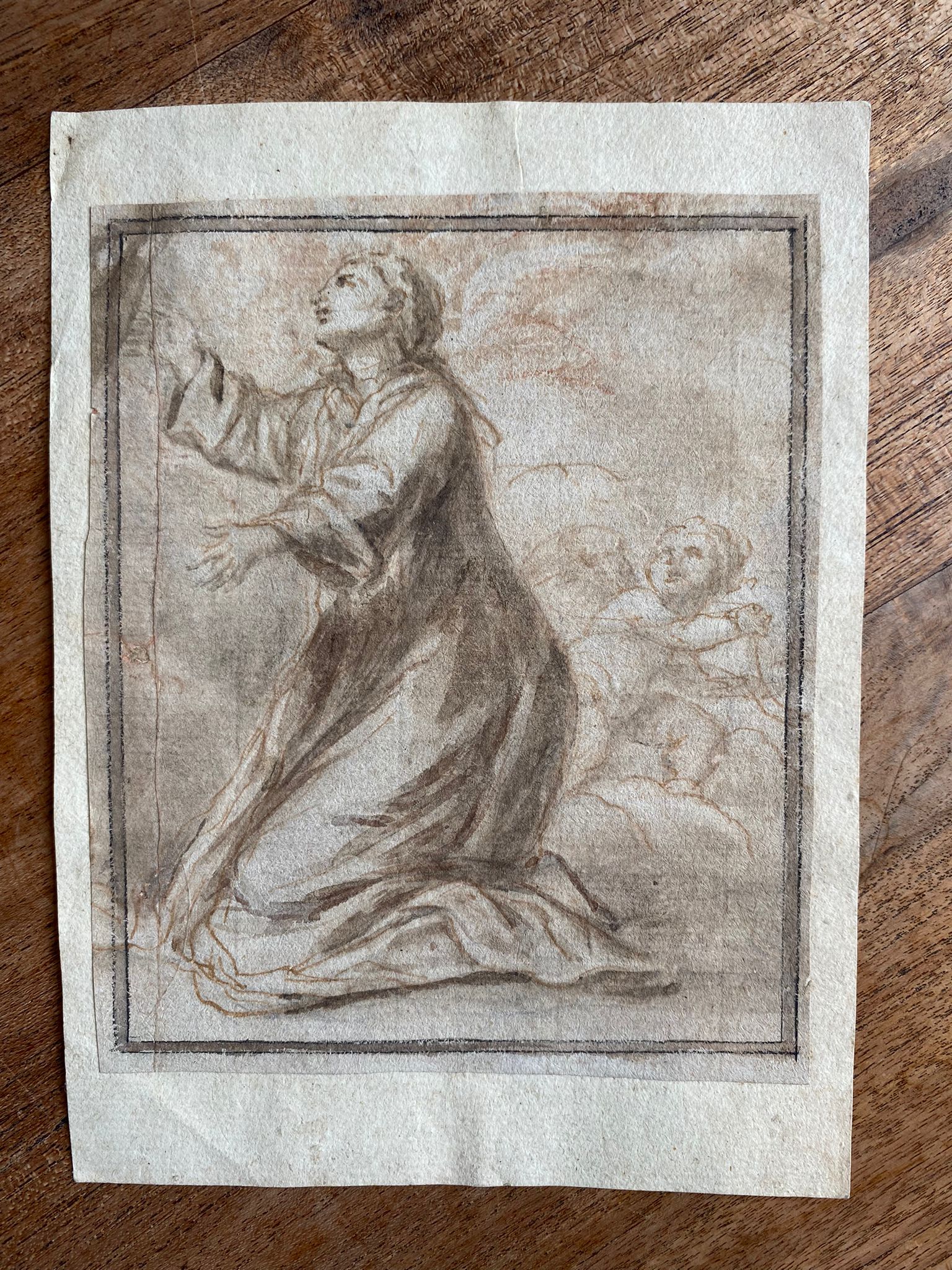 A GROUP OF SIX OLD MASTER DRAWINGS - Image 15 of 17