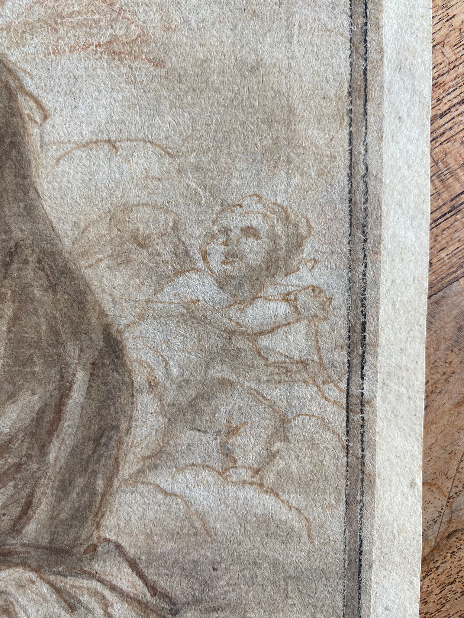 A GROUP OF SIX OLD MASTER DRAWINGS - Image 14 of 17