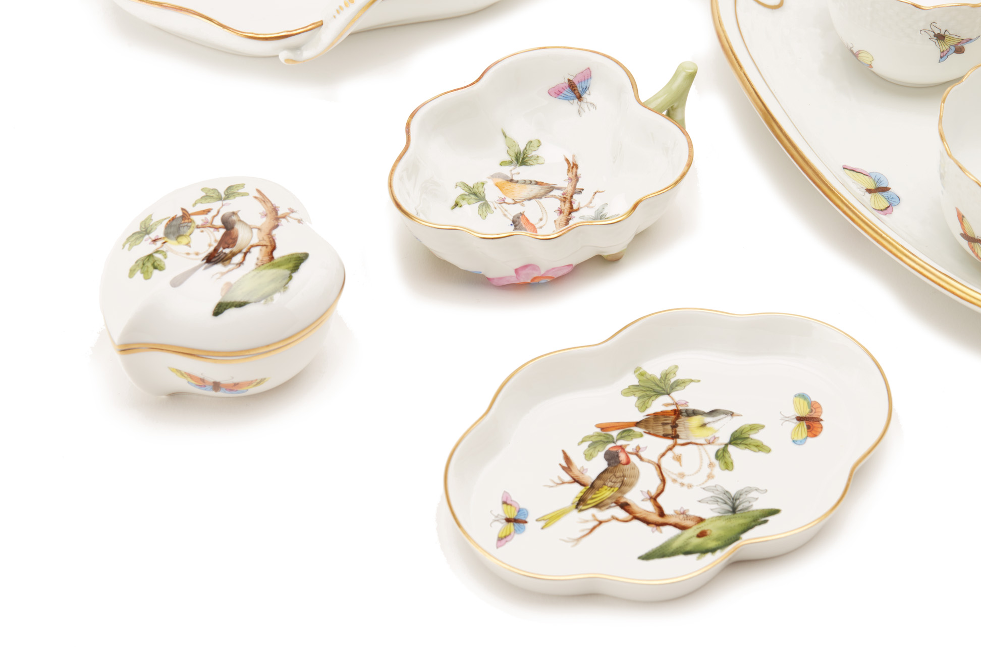 A HEREND PORCELAIN COFFEE SERVICE - Image 3 of 7