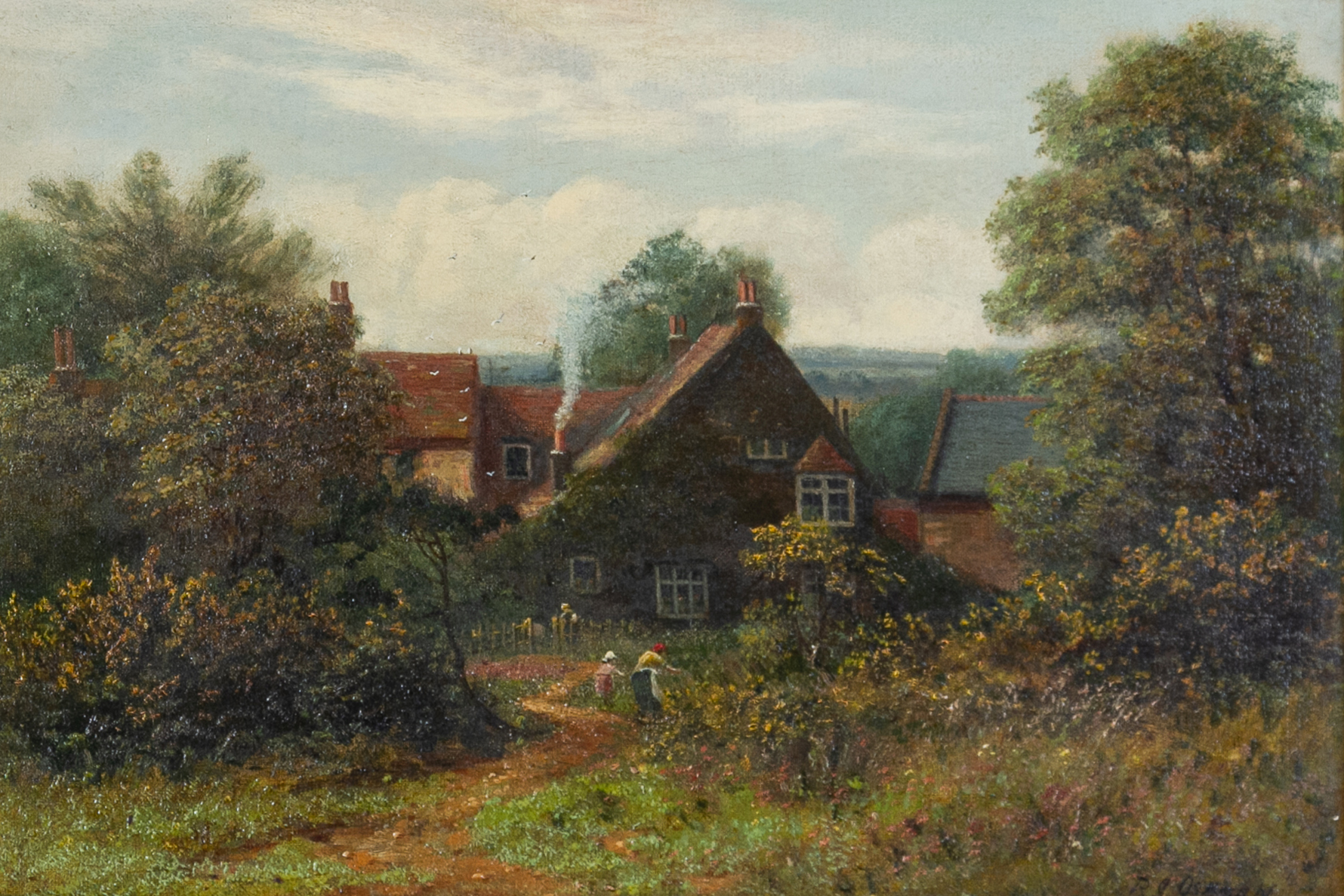 R.J. OSBORN (19TH/20TH CENTURY) - WYLDES FARM, HAMPSTEAD - Image 2 of 3