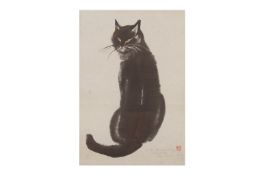 DAVID KWOK, KWO DA WEI (CHINESE, 1919-2003) - CAT STUDY