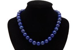 A LAPIS LAZULI NECKLACE