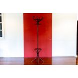 A THONET STYLE BENTWOOD COAT AND HAT STAND