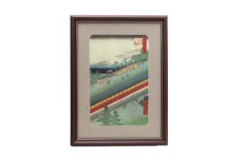 AFTER UTAGAWA HIROSHIGE - SIX JAPANESE WOODBLOCK PRINTS (7)