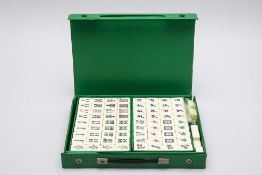 A RESIN MAHJONG SET (2)