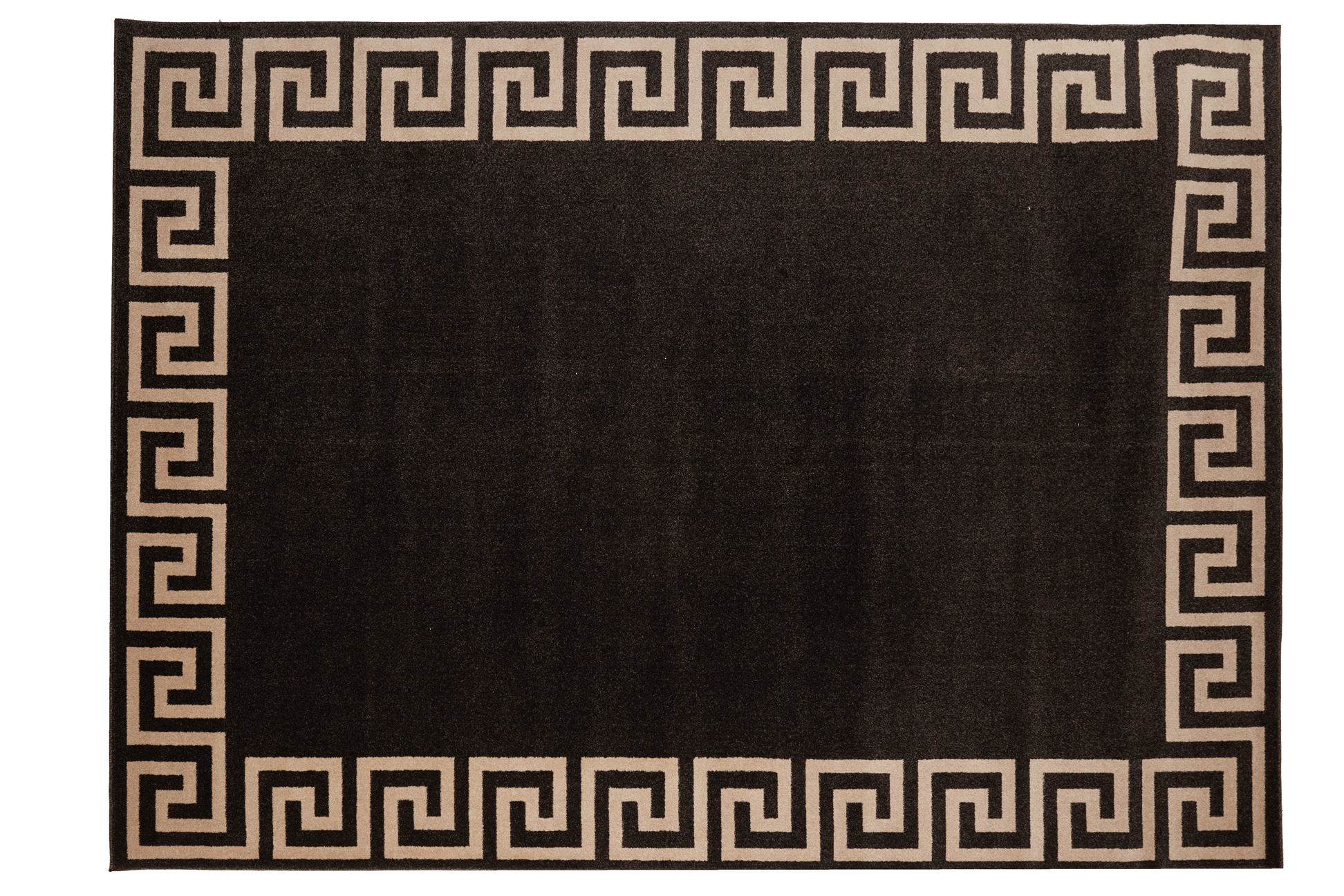 A RECTANGULAR GREEK KEY BORDERED CARPET BY UNIQUE LOOM