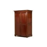A LARGE WOOD CABINET