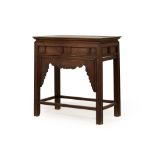 A LARGE CHINESE HARDWOOD ALTAR TABLE