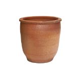 A VERY LARGE TERRACOTTA POT (2)