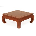 A CHINESE FORM SQUARE COFFEE TABLE