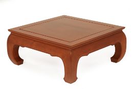 A CHINESE FORM SQUARE COFFEE TABLE