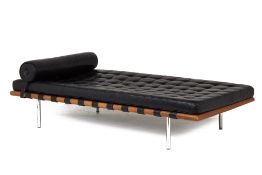 A BARCELONA DAYBED BY MIES VAN DER ROHE (PLATINUM REPLICA)