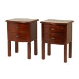 A PAIR OF BEDSIDE TABLES