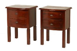 A PAIR OF BEDSIDE TABLES