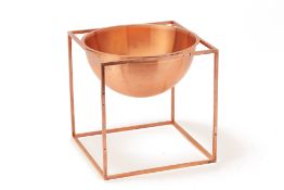 A BY LASSEN COPPER 'KUBIS BOWL'