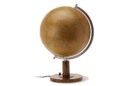 AN ILLUMINATED GERMAN COLUMBUS ERDGLOBUS GLASS GLOBE