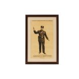 A 'FRENCH AGENT DE POLICE' FRAMED PRINT