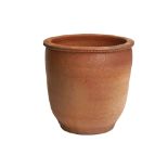 A VERY LARGE TERRACOTTA POT (3)