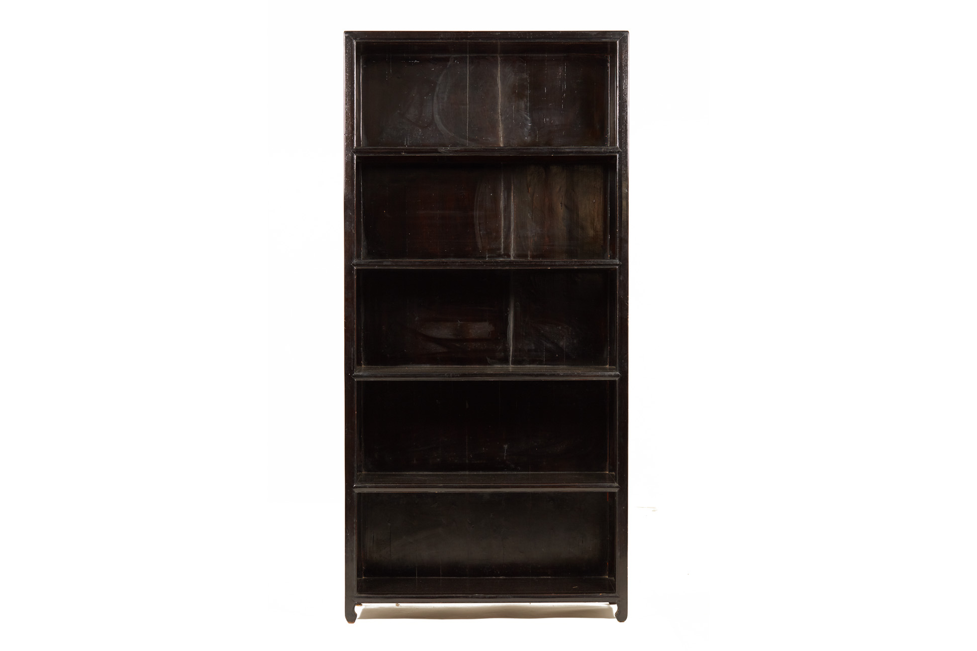 A VIETNAMESE BLACK LACQUERED BOOKSHELF - Image 2 of 2