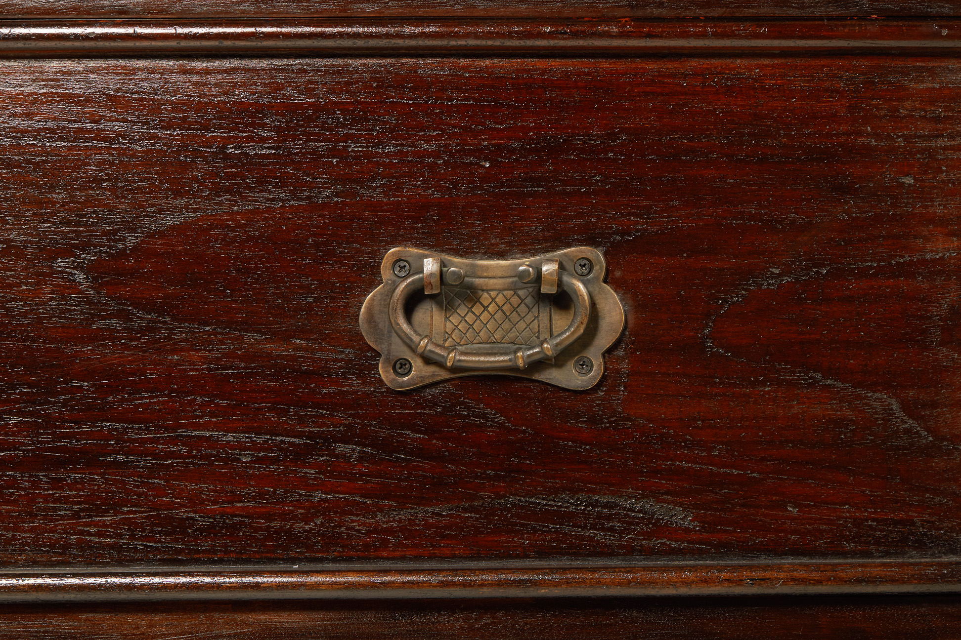A TEAK CHEST OF DRAWERS - Image 2 of 2