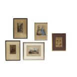 A GROUP OF FIVE 19TH CENTURY AND LATER PRINTS