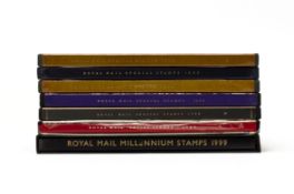 SEVEN ROYAL MAIL SPECIAL STAMP BOOKS