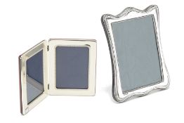 TWO SILVER PHOTOGRAPH FRAMES