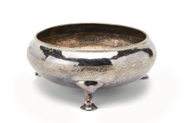 A MALAYSIAN WHITE METAL BOWL