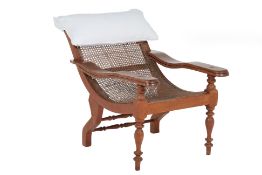 A TEAK PLANTER'S CHAIR