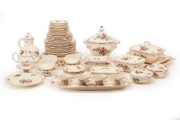 A LARGE GROUP OF GERMAN 'OLD STRASSBURG' PATTERN TABLEWARE