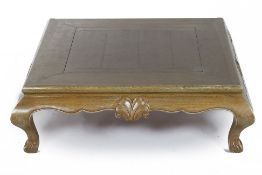 A CHINESE STYLE SQUARE COFFEE TABLE