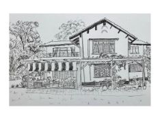 ART BY SIZZLE - A HAND DRAWN SKETCH OF YOUR HOME