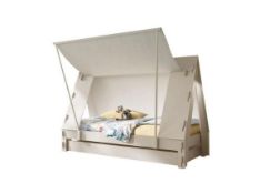A KIDS TENT BED WITH PULL-OUT BED/DRAWERS