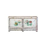 EMPEROR'S ATTIC - AN ANTIQUE SHANDONG PAINTED CABINET
