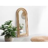 ISLAND LIVING - A 'BAHAMA' RATTAN MIRROR