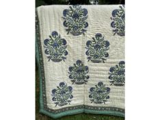 ELIZABETH HAY - A MUGHAL FLOWER BEDCOVER/THROW